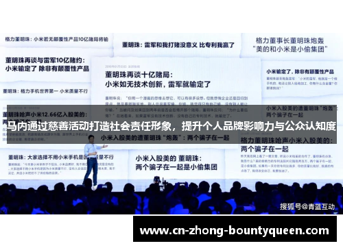 马内通过慈善活动打造社会责任形象，提升个人品牌影响力与公众认知度